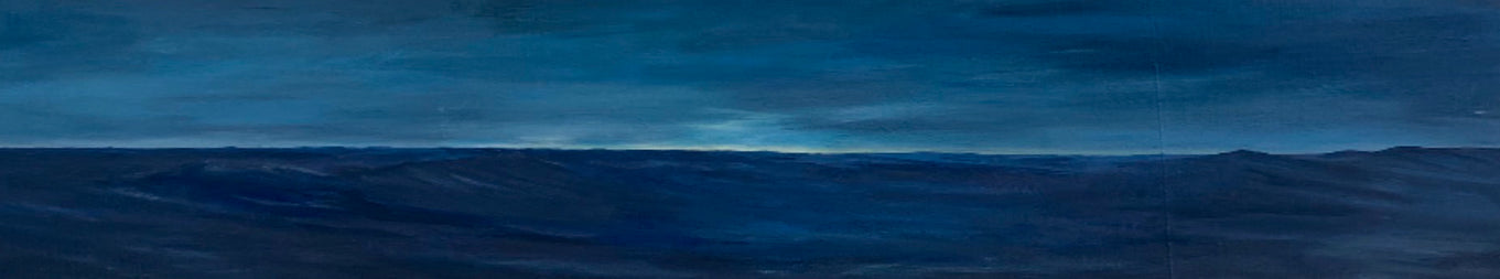 Light in the Storm, original acrylic painting by Ella Jangl, part one of the Series of Seven