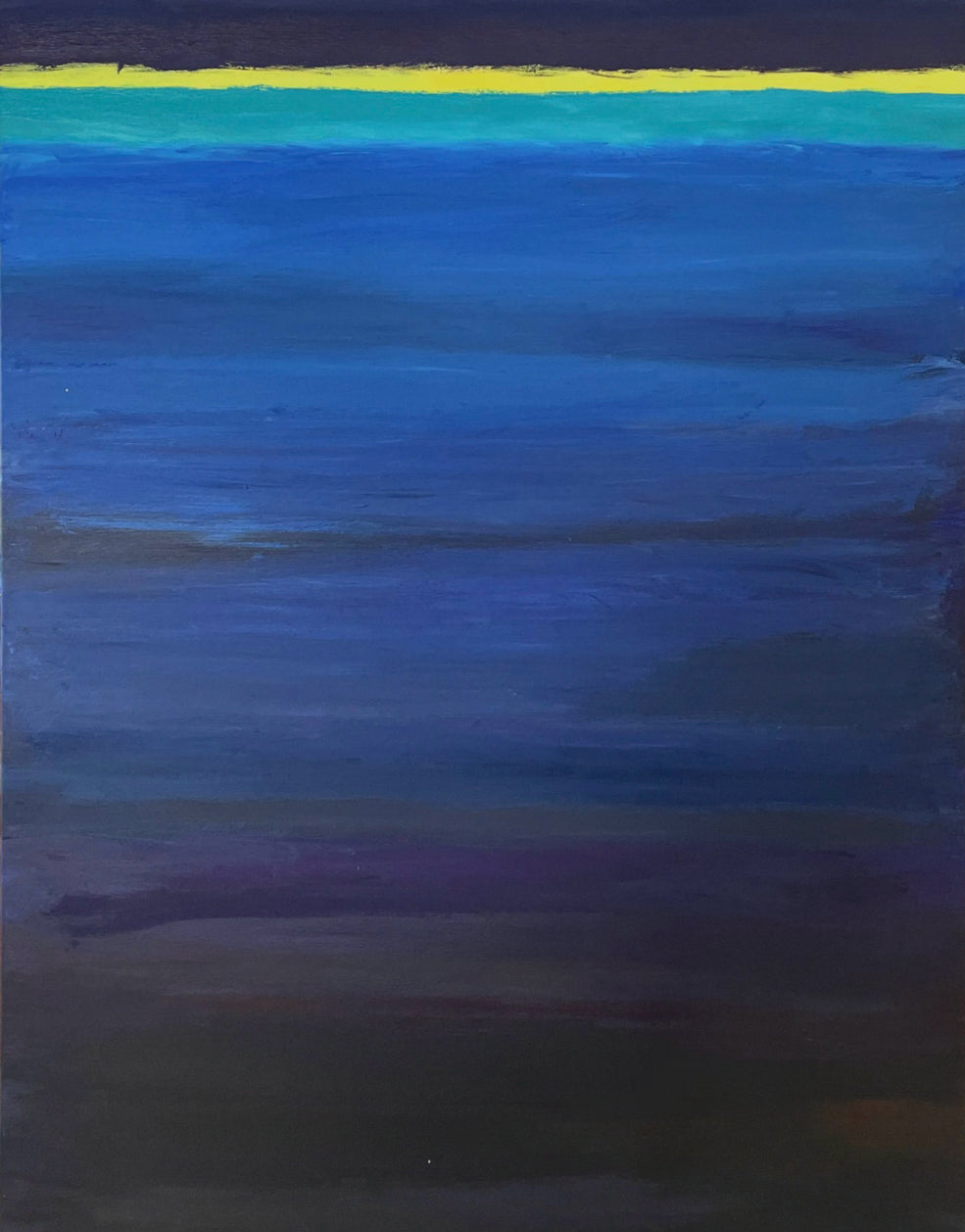 Abyss, original acrylic painting by Ella Jangl, final piece of the Series of Seven