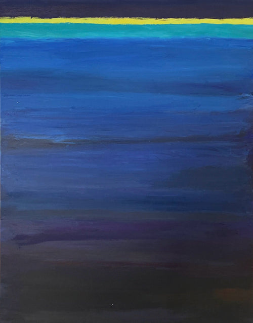 Abyss, original acrylic painting by Ella Jangl, final piece of the Series of Seven